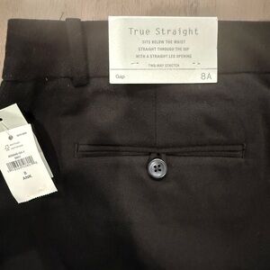 GAP True Straight Black Trousers